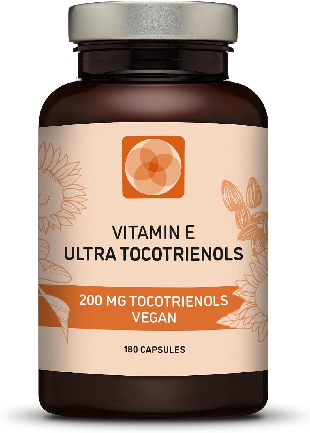 Procapsin Ultra Tocotrienol 200mg Vitamina E Vegano – Todos los 4 tocotrienoles (30 cápsulas)