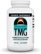 Source Naturals TMG (Trimetilglicina) - 750 mg - 120 Comprimidos Vegetarianos