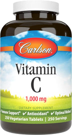 Carlson - Vitamina C 1000 mg, 250 Comprimidos