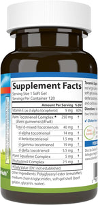 Carlson - Tocomin SupraBio, Broad Spectrum Tocotrienol Complex, Non-GMO, 120 Soft Gels