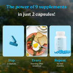 Mars Sea Moss Caps Surge Natural (60 Cápsulas)