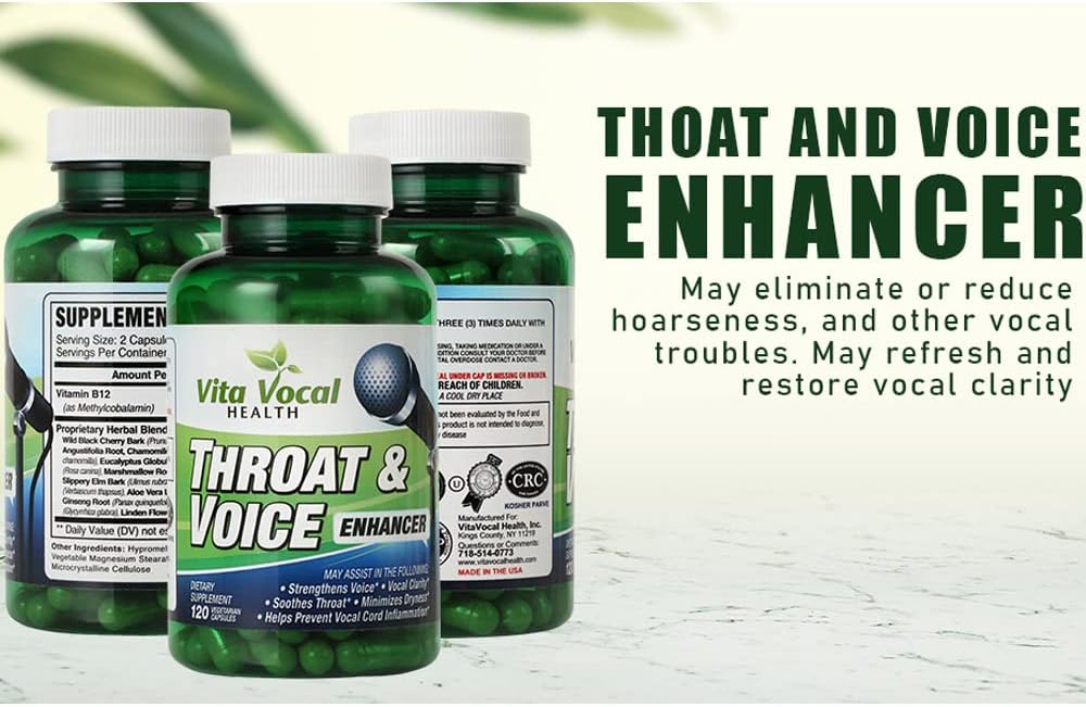 VitaVocal Throat & Voice Enhancer – Complemento para la Voz