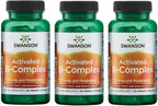 Swanson Activated B-Complex - Complejo B Activo de Alta Potencia y Biodisponibilidad (60 Cápsulas Veganas) (Pack de 2)