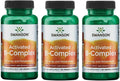 Swanson Activated B-Complex - Complejo B Activado de Alta Potencia y Biodisponibilidad (60 Cápsulas Vegetales) (Paquete de 3)