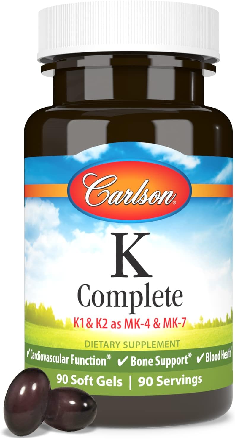 Carlson Labs K Complete Cápsulas blandas, 90 unidades