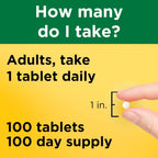 Nature Made Vitamina B1 100 mg - 100 Comprimidos - Suplemento para el Metabolismo Energético