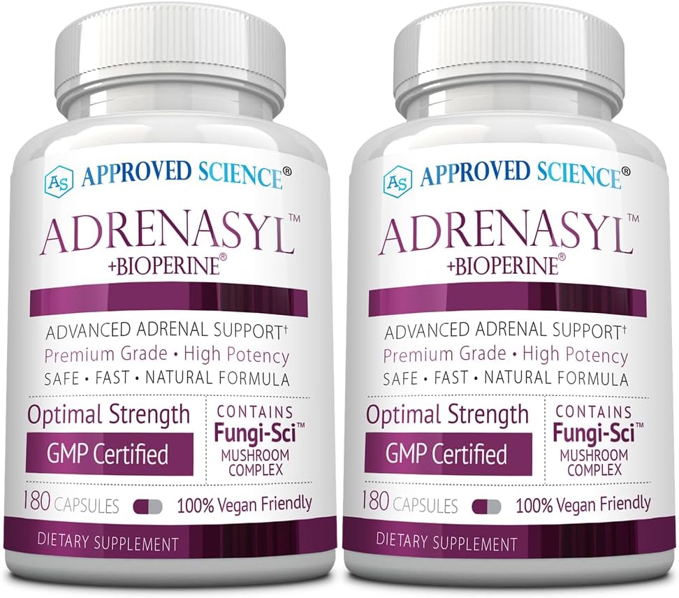Adrenasyl de Approved Science - Apoyo para las Glándulas Suprarrenales - 60 Cápsulas