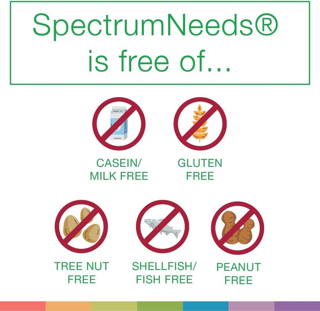 SpectrumNeeds® by NeuroNeeds – Apoyo Nutricional Completo con 33 Ingredientes Activos para el Bienestar General, Sabor Berry