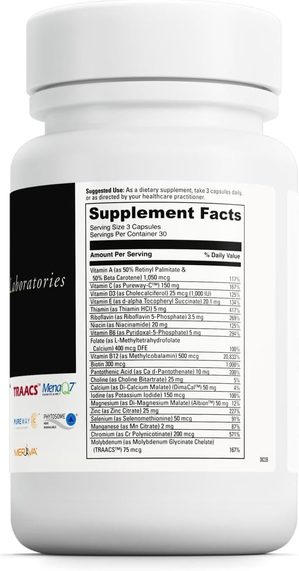 DAVINCI Labs Daily Best Men - Multivitamínico para Hombres con Vitaminas B6, B12, C, K2 y más - 90 Cápsulas Vegetarianas
