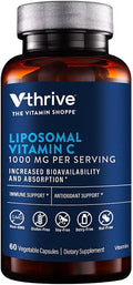 Vthrive Vitamina C Liposomal para Apoyo Inmunológico - Mayor Biodisponibilidad y Absorción - 1.000 mg (60 Cápsulas Vegetales)