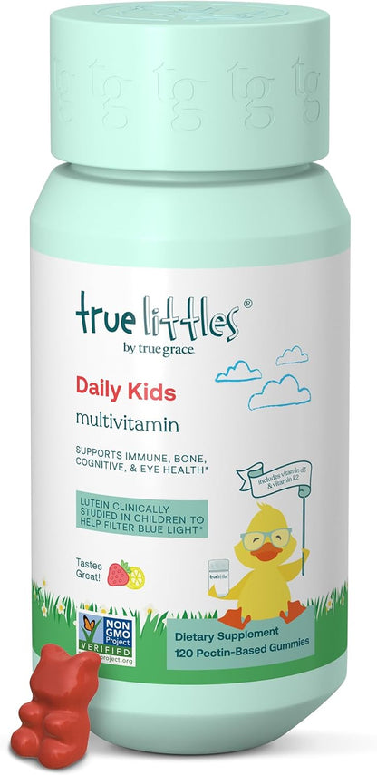 True Grace True Littles Daily Kids Multi - 120 gominolas de pectina - Multivitamínico infantil – Image 1