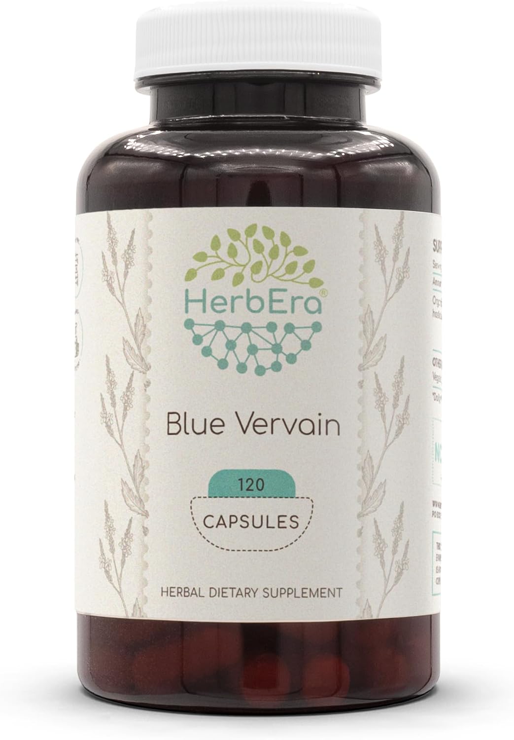 Blue Vervain (Verbena Hastata) 60 Cápsulas, 500 mg - HerbEra