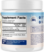 Vitamatic Calostro Bovino 30% IgG en Polvo - Sabor Vainilla - 72g (30 porciones)