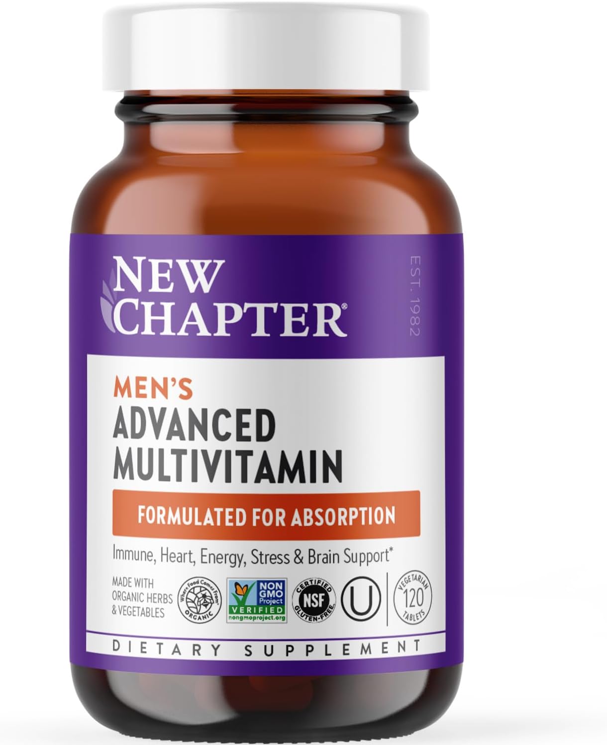 New Chapter Advanced Multivitamin for Men, 120 tablets