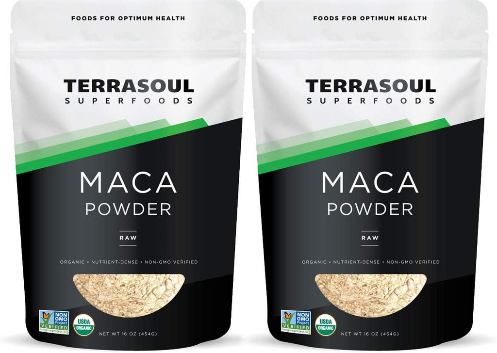 Terrasoul Superfoods Maca Orgánica Cruda en Polvo, 2 Libras