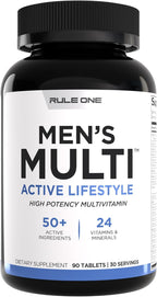 Rule 1 Proteins Men's Daily Multi, 180 Comprimidos, 60 Días