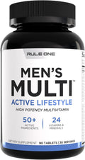 Rule 1 Proteins Men's Daily Multi, 90 Comprimidos, 30 Días