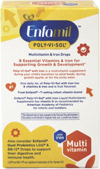 Enfamil Poly-Vi-Sol Gotas Multivitamínicas con Hierro - 50 ml