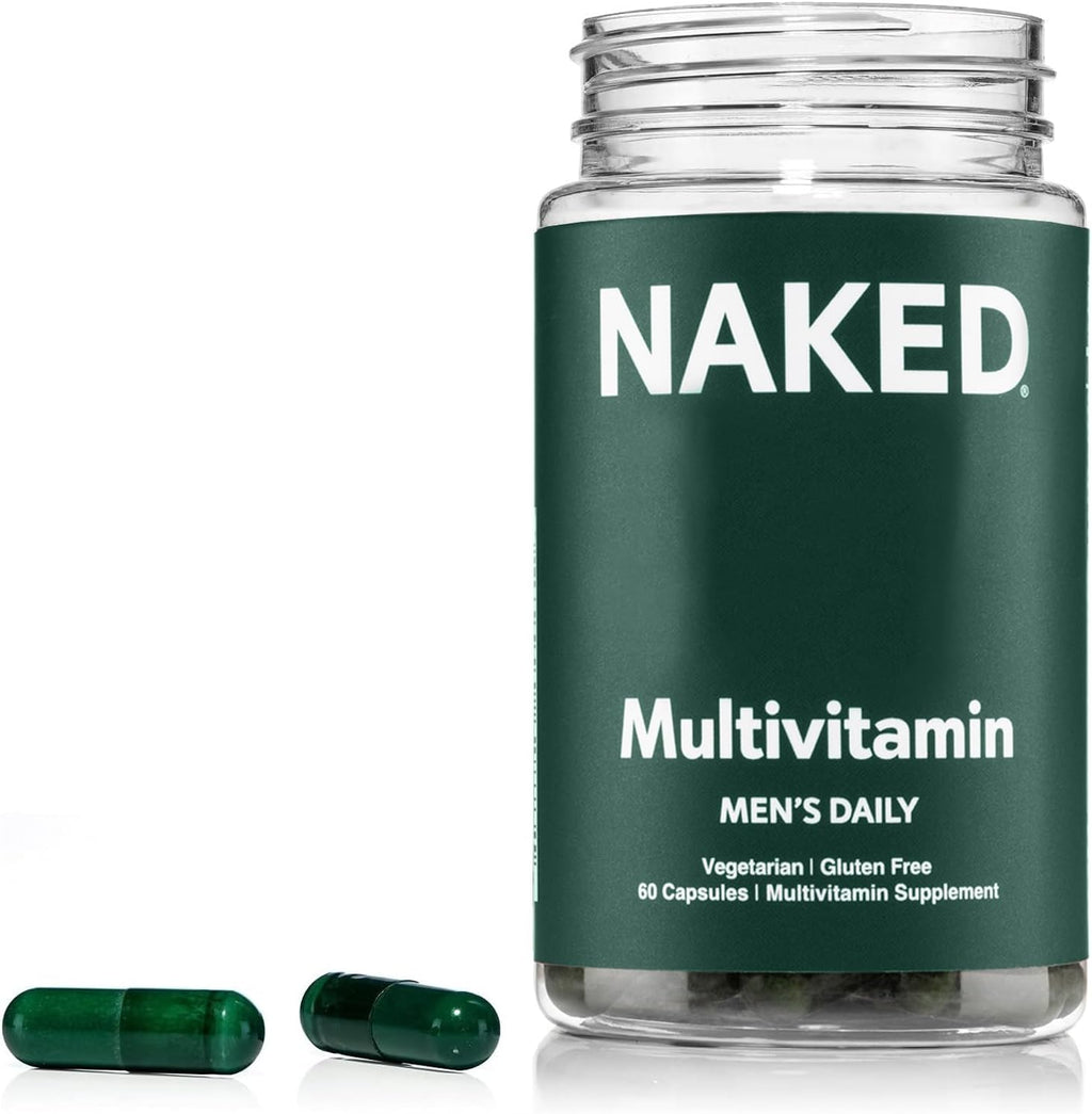 NAKED Men's Multi – Multivitamínico Diario para Hombres – 60 Cápsulas