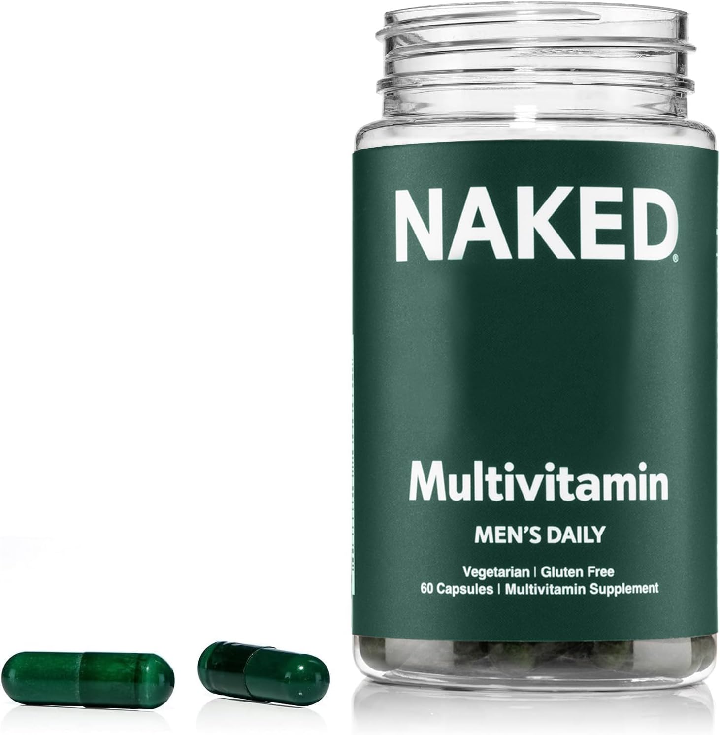 NAKED Men's Multi – Multivitamínico Diario para Hombres – 60 Cápsulas