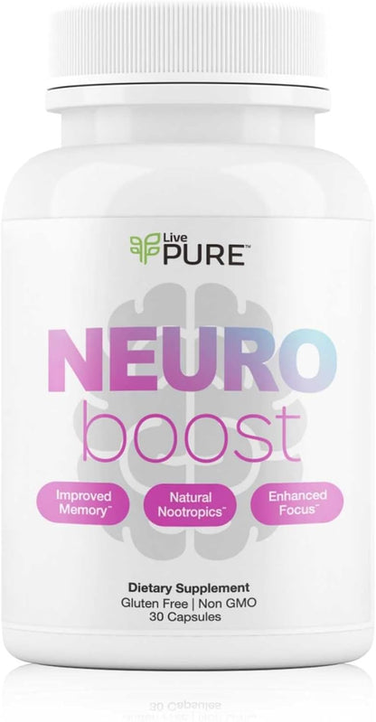 Pure Neuro Boost - 30 Cápsulas - Suplemento Nootrópico Natural – Image 1