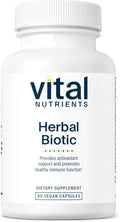 Vital Nutrients Herbal Biotic – 60 Cápsulas
