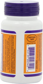 NOW Foods Vitamina A 25.000 UI, 100 Cápsulas Blandas (Pack de 4)