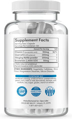 Advanced Histamine Defense – Suplemento Natural para la Intolerancia a la Histamina, 120 Cápsulas