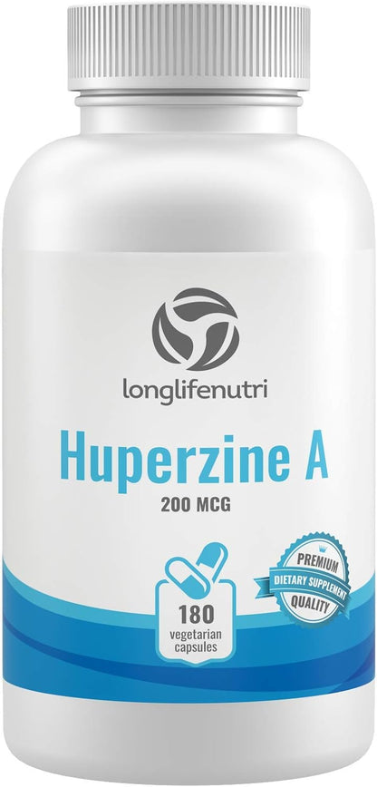 LongLifeNutri Huperzina A 200mcg - 180 Cápsulas Vegetarianas – Image 9