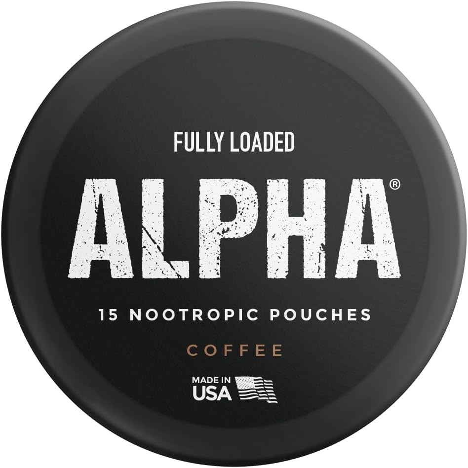 Fully Loaded Alpha Nootropic Pouches (Café) - 5 Latas