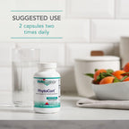 Nutricology PhytoCort — Fórmula Herbal para Apoyo Respiratorio y Pulmonar, con Reishi, Regaliz y Noni, 120 Cápsulas Vegetales