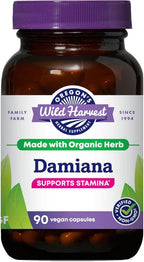 Oregon's Wild Harvest Organic Damiana – 90 Vegan Capsules