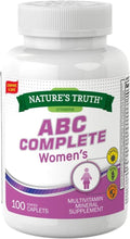 Nature's Truth ABC Complete Multivitamínico para Mujeres - 2 Envases de 100 Cápsulas