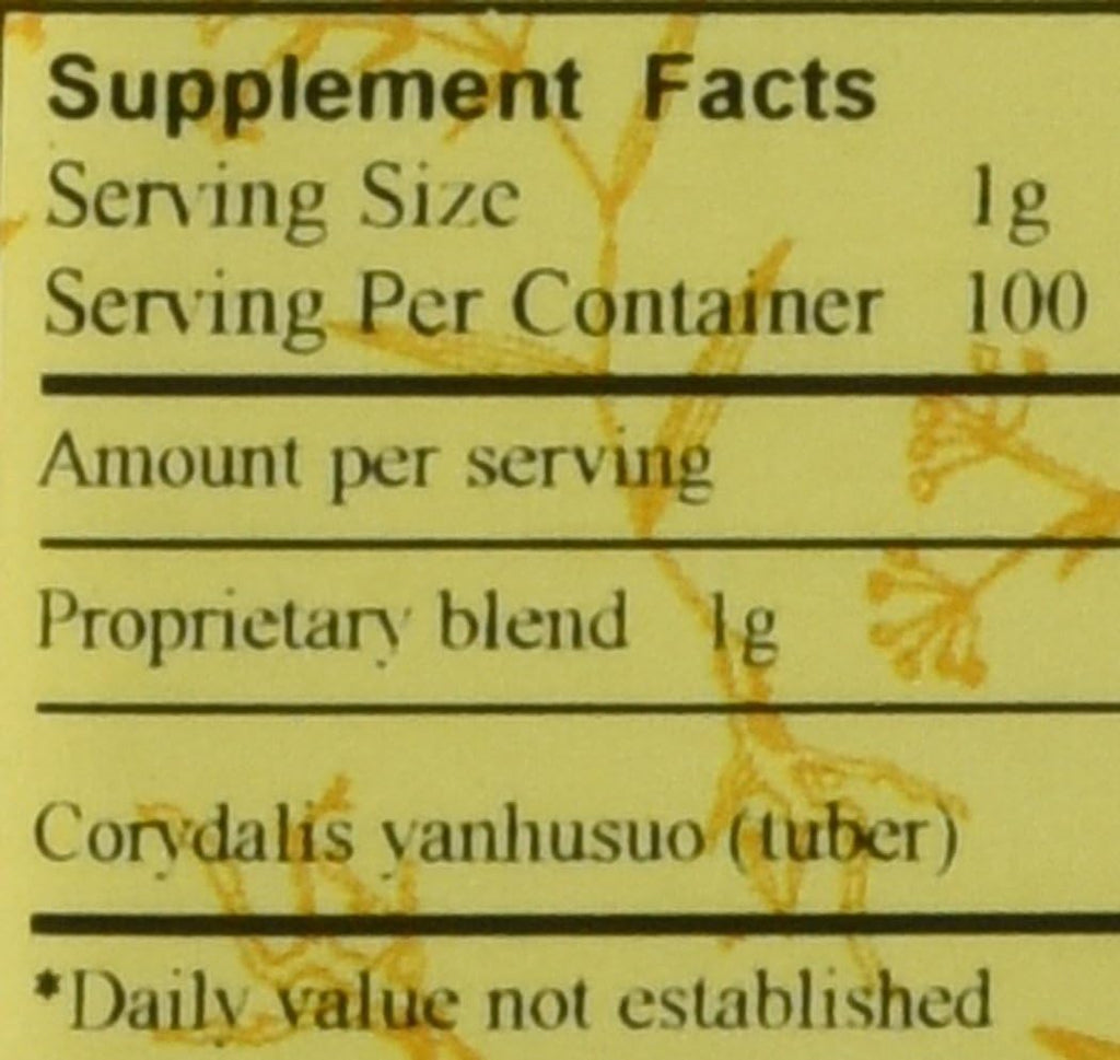 Yan Hu SUO - Tubérculo de Corydalis Yanhusuo, 100 g (E-Fong)