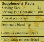 Yan Hu SUO - Tubérculo de Corydalis Yanhusuo, 100 g (E-Fong)
