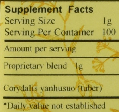 Yan Hu SUO - Corydalis Yanhusuo Tuber, 100 g (E-Fong) – Image 2