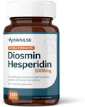 Hesperidin Plus 1000mg por Ración (180 Cápsulas Vegetarianas) - 90 Días de Suministro