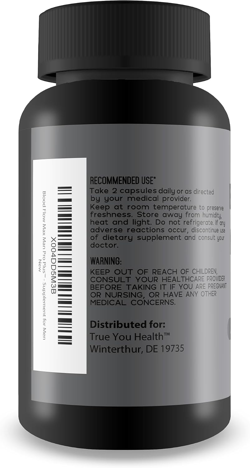 Blood Flow Max Man Pro Plus - Suplemento de Circulación para Hombres