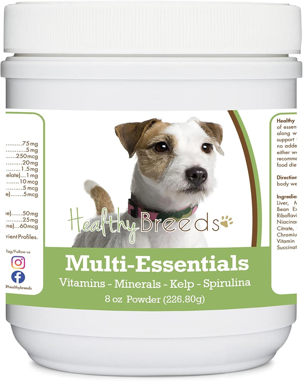 Healthy Breeds Multi-Essentials Powder para Perros - Suplemento de Vitaminas, Minerales y Antioxidantes (227 g)