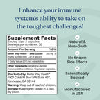 Better Way Health™ - Beta Glucano 1,3/1,6 Purificado - 100 mg - 60 Cápsulas