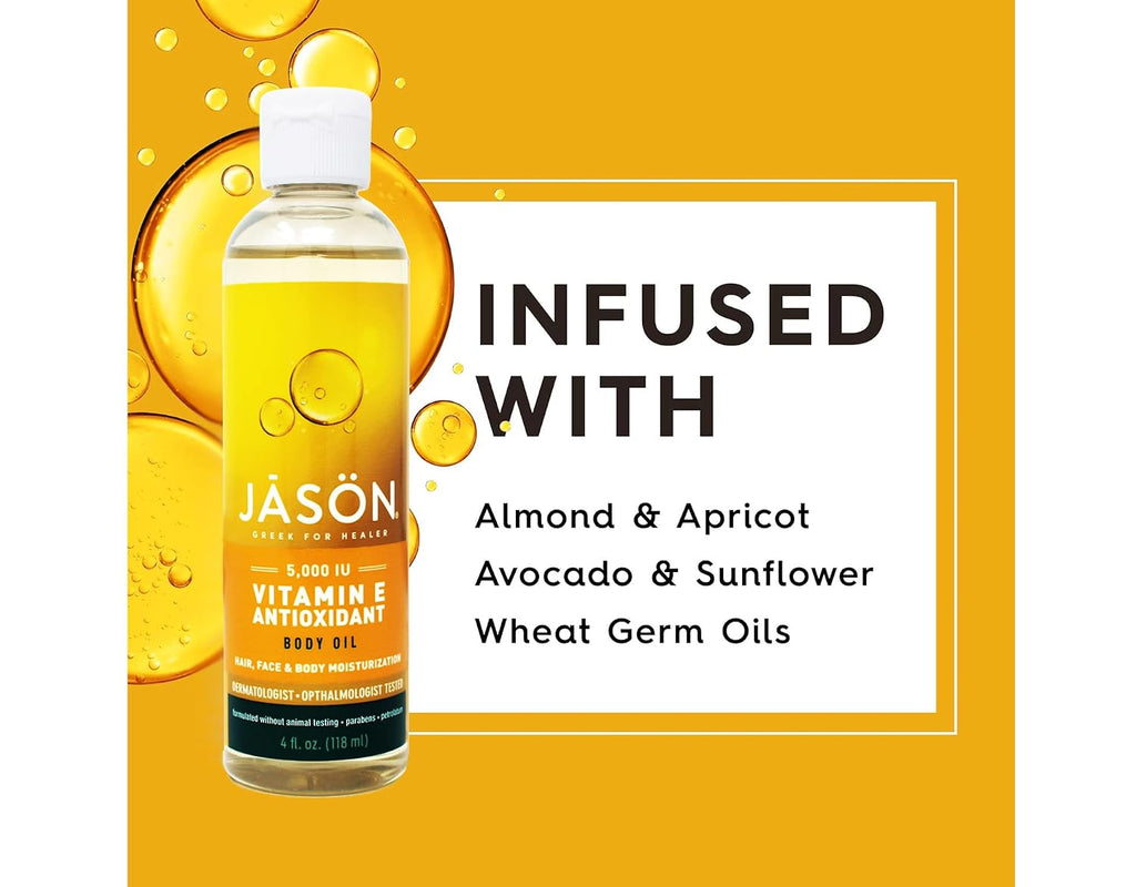 Jason Oil E 5000 UI - Aceite de Vitamina E Corporal