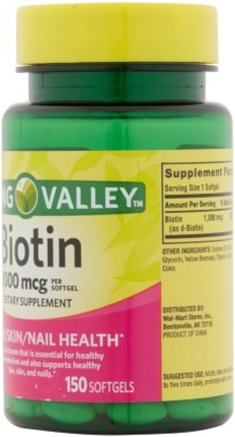Biotina 1000 mcg, 150 tabletas (Paquete de 3)