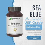 Pure Powdered Methylene Blue Capsules con Espino Amarillo Orgánico - 30 Cápsulas