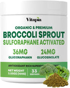 Vitapia Polvo de Brotes de Brócoli Orgánico - 100g