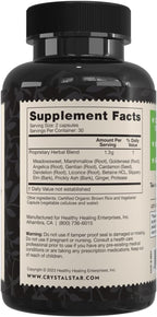 Crystal Star GI Support – Natural Digestive Supplement (60 Capsules)