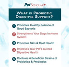 Pet Scholars Probiotic Digestive Support for Dogs & Cats (2.12 oz)