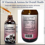 Liquid Vitamin B-12 Complex Drops for Dogs and Cats - Nutritionally Balanced Vet Formulated