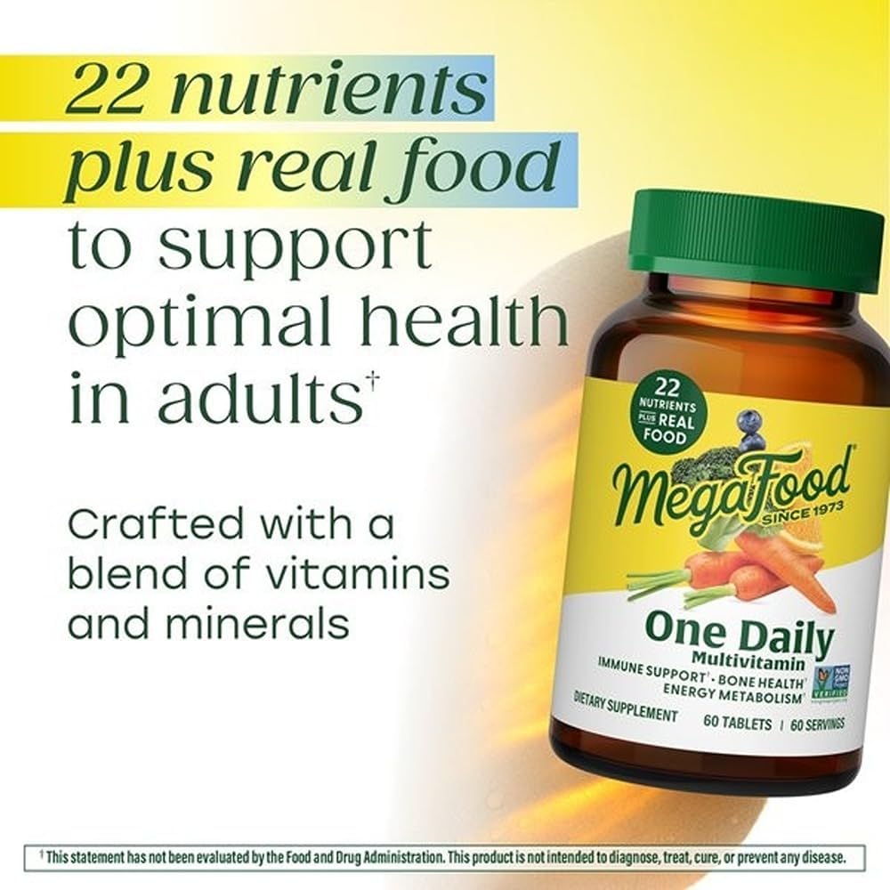 MegaFood One Daily Multivitamínico para Mujeres y Hombres 60 Comprimidos