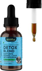 Detox Blend - Suplemento Hepático para Perros y Gatos, Fórmula Herbal Orgánica, Recomendado por Veterinarios, 1 oz