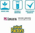 Natural Factors TravelBiotic - Probiótico Bifidobacterium longum 10 mil millones UFC - 60 cápsulas veganas